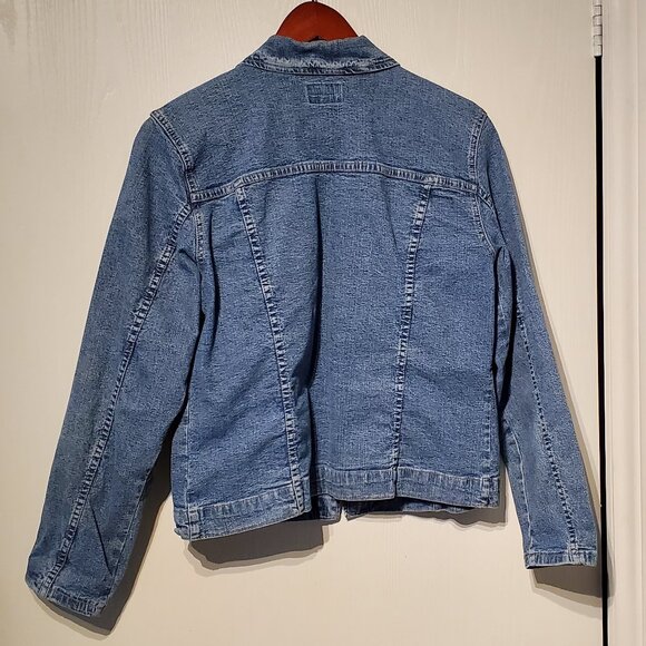 Vintage Jeans - Womens Jean Jacket "French Dressing" Size 12 - VGC - Picture 6 of 6